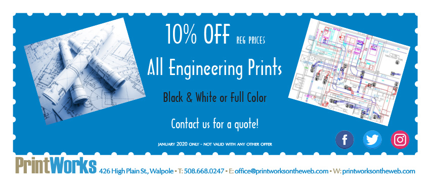 engineering prints 10 percent off